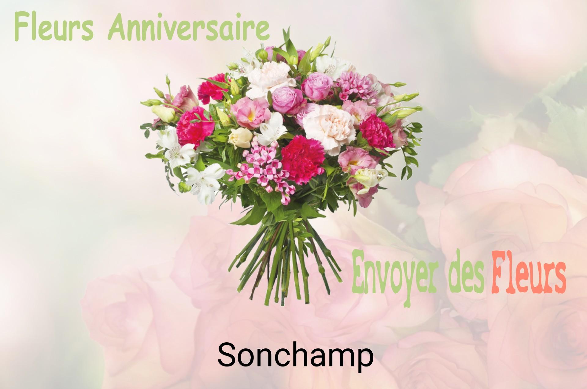 Bouquet de fleurs d’anniversaire livré à Sonchamp